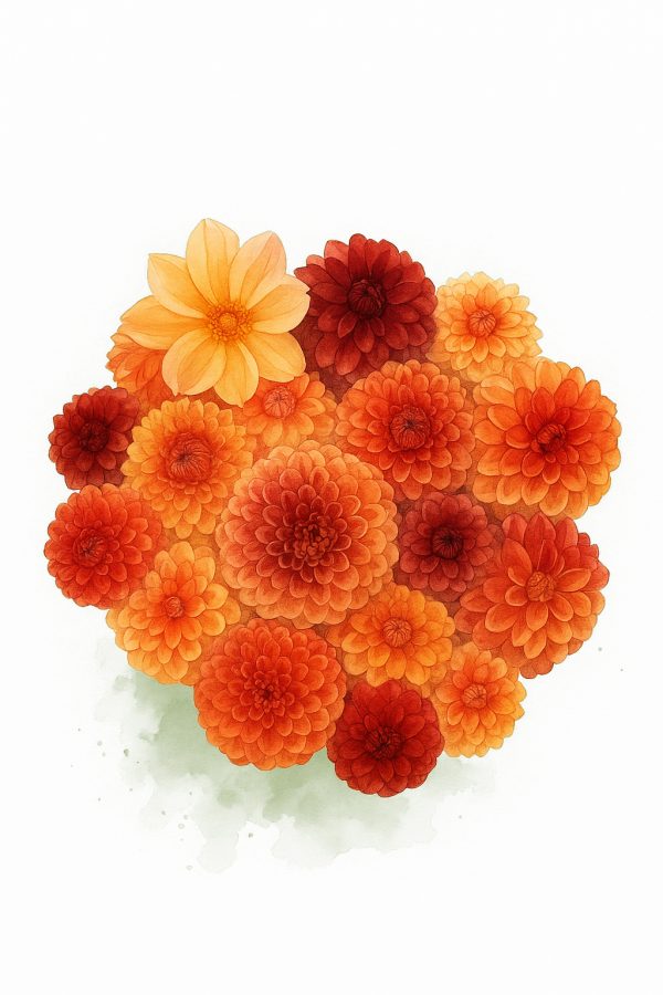 DAHLIAFRÖ 'Amber Glow mix'