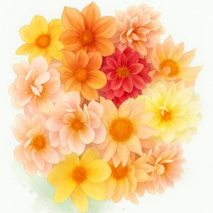 DAHLIAFRÖ 'Bee Buzz mix'
